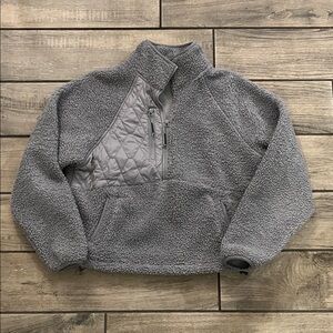 JoyLab Women’s Charcoal Quilted Fleece Hoodie